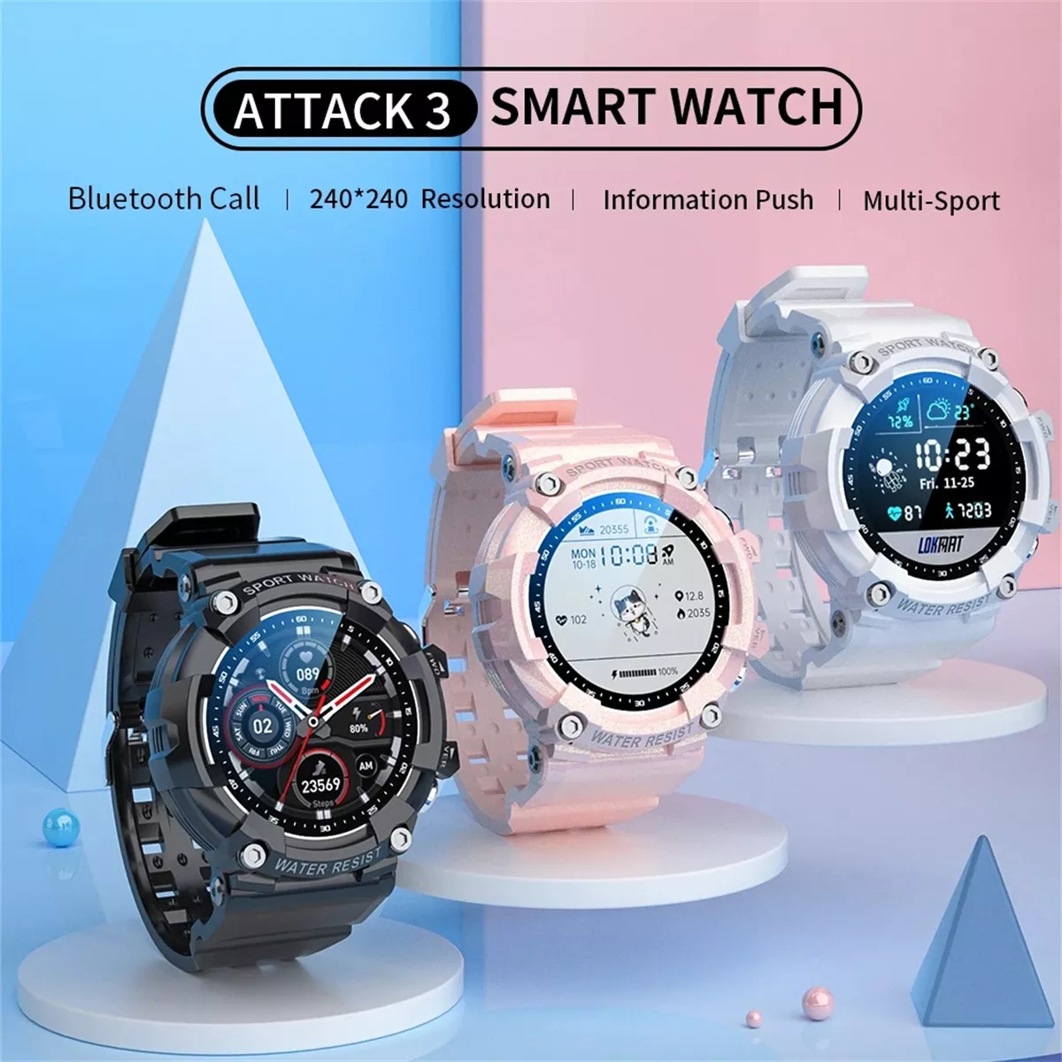 Descubre el Reloj Inteligente Lokmat: Tu Compañero de Salud y Estilo