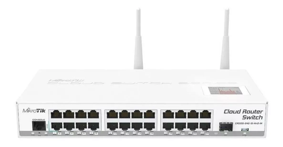 Optimiza Tu Conexión con el Cloud Router Switch Wifi Mikrotik CRS125-24G-1S-2HND-IN