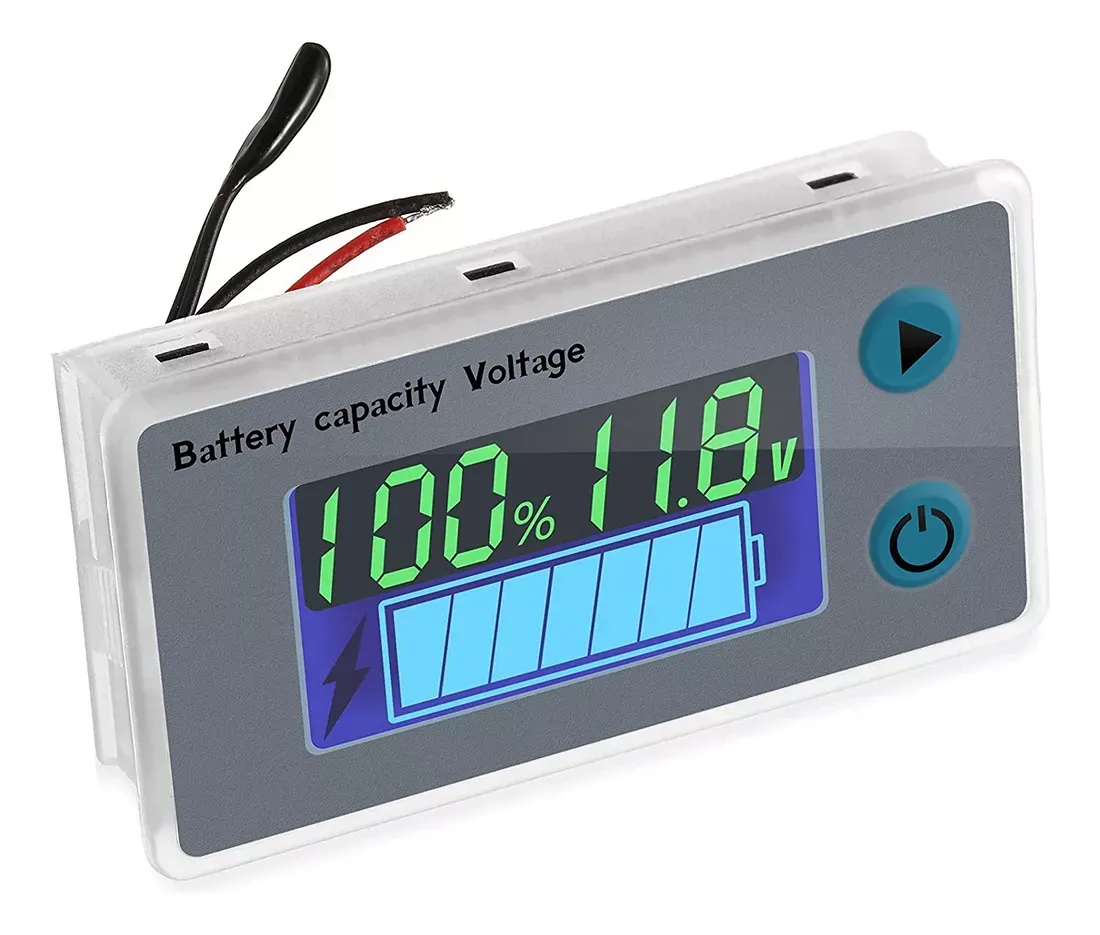 Monitor Medidor De Batería I2: Tecnología de Bajo Impacto Ambiental con Alarma Zumbadora
